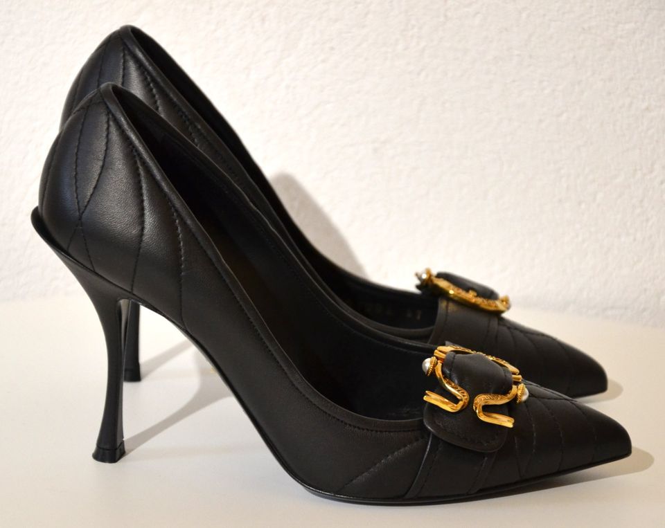 Dolce & Gabbana Pumps in Schwarz/Gold in Biberach an der Riß