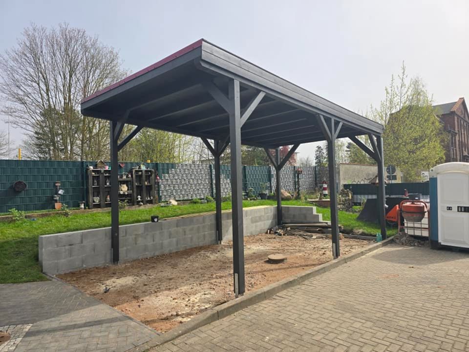 Holzcarport Carport 4x6 Nach Maß , Terrassenüberdachung in Berlin