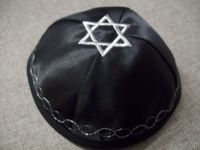 Kippa, Jarmulke, Kippah,schwarz Srtickerei 16-17cm Altona - Hamburg Lurup Vorschau