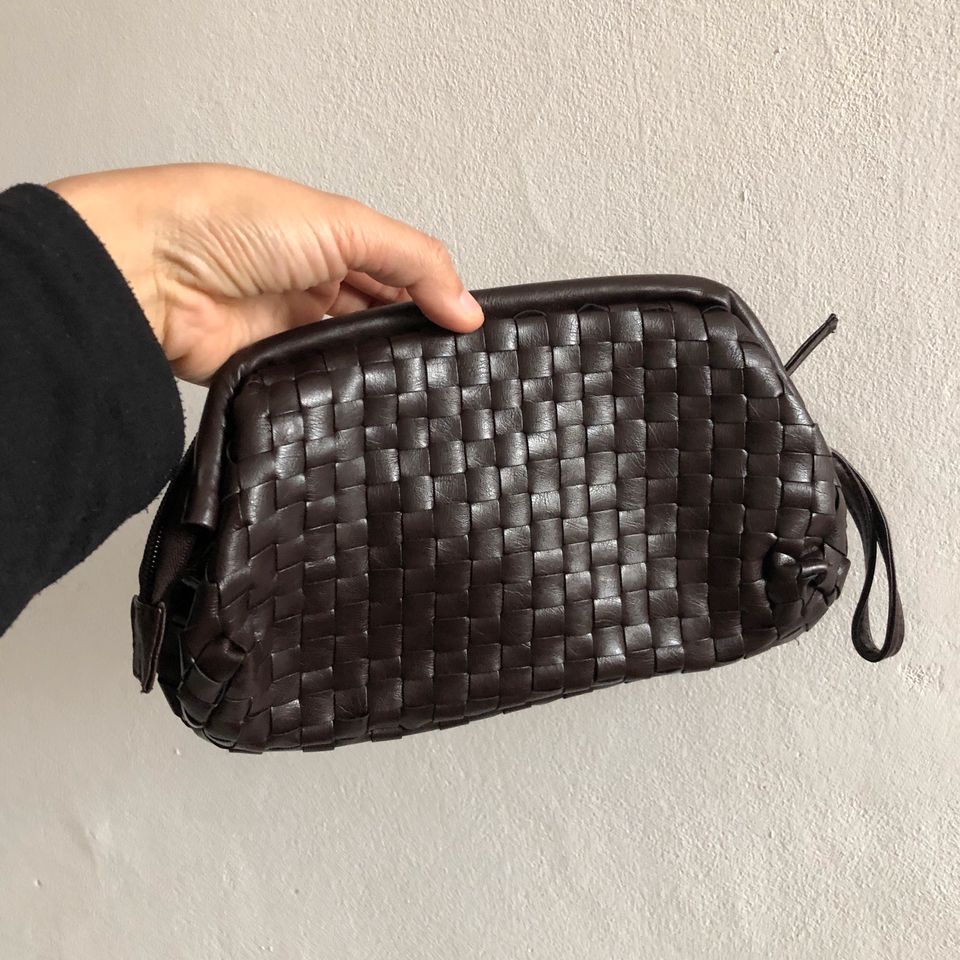 Damen Echtleder Kulturtasche Tasche Clutch Portemonnaie in Leipzig