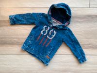 *neu* Pullover Feetje Hoodie Kapuze blau Jeansoptik in 86 Niedersachsen - Braunschweig Vorschau