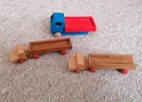 3 DDR mini Holzautos Holz LKW Kinder Spielzeug Sachsen-Anhalt - Halle Vorschau