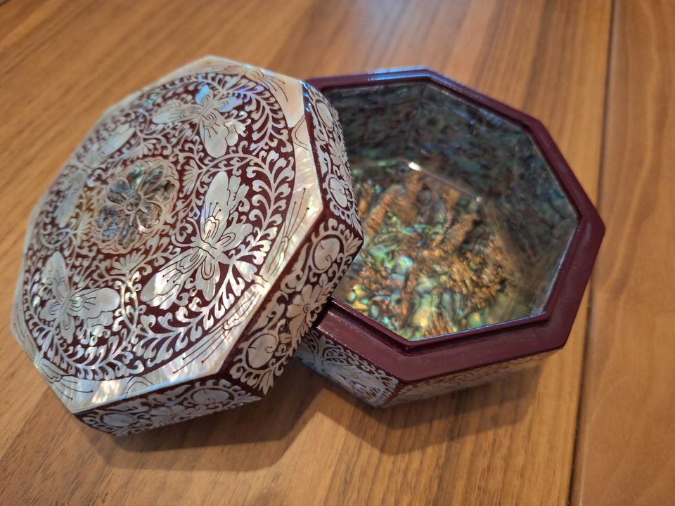 Südkoreanische Najeon Chilgi Lackbox, Perlmutt Mother of Pearl in Langenfeld