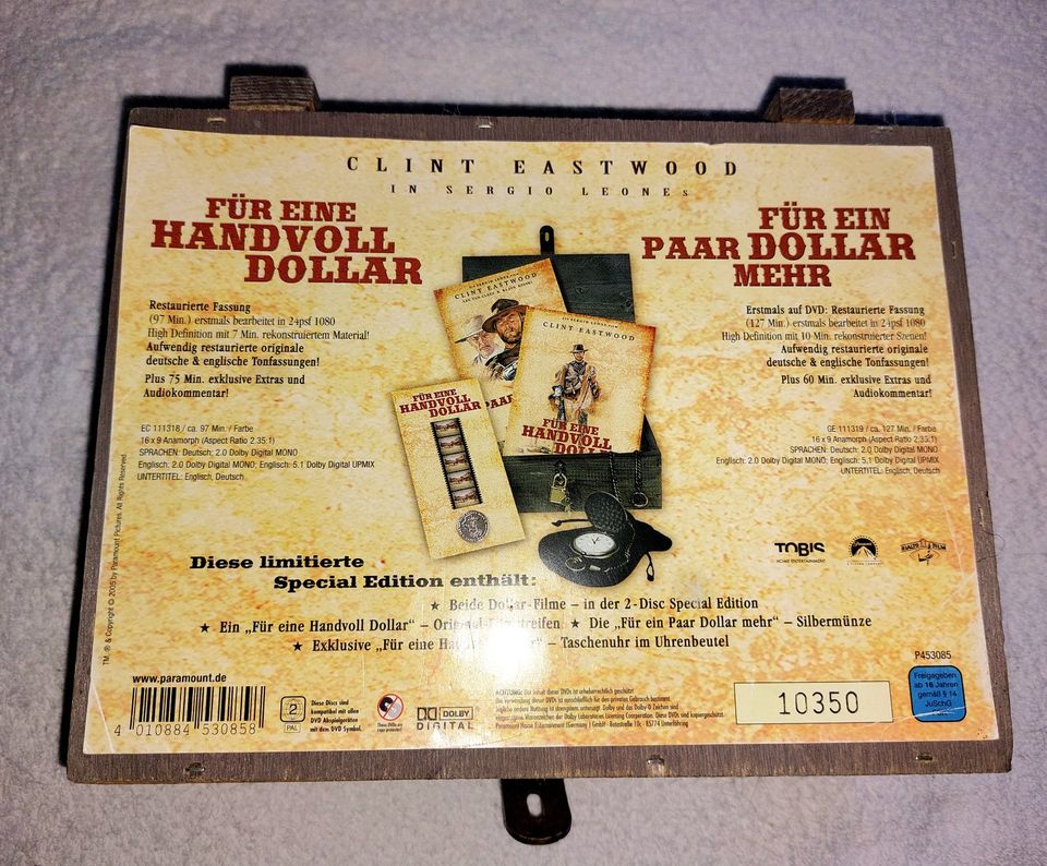 Für eine Handvoll Dollar Limited Edition Holzbox Clint Eastwood in Bolanden