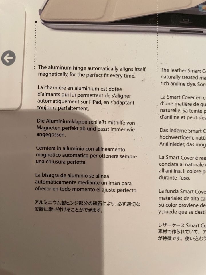 Apple iPad Smart Cover Leder schwarz in Uelzen