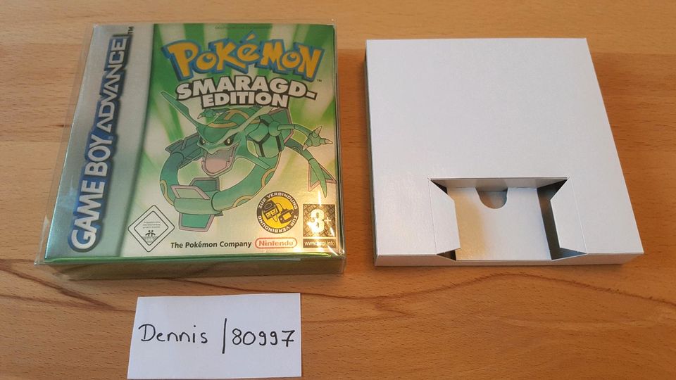 Pokemon Smaragd Edition Verpackung GameBoy Advance Hülle Repo Box in München