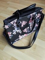 Picard Shopper schwarz mit floralem Muster Dresden - Klotzsche Vorschau