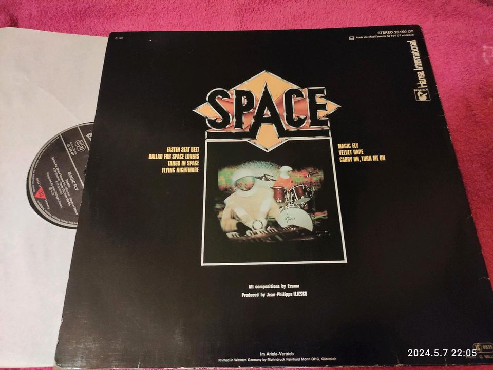 Schallplatten Space magic fly Carlos Santana in Morschheim
