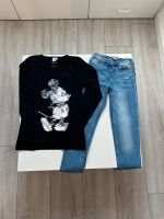 Set Gr. 140/146 Garcia Jeans & Staccato Langarmshirt Mickey Mouse Niedersachsen - Meppen Vorschau