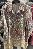 Damen paisley muster Tunika Hemd Bluse l xl 2Xl Hessen - Groß-Gerau Vorschau