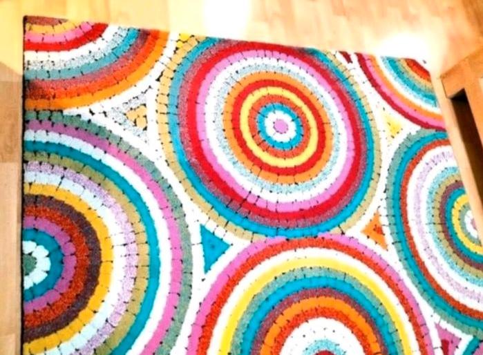 Schöne Vintage 70er Stil  Teppich  Wohnzimmer Diele und ahnl in Taunusstein
