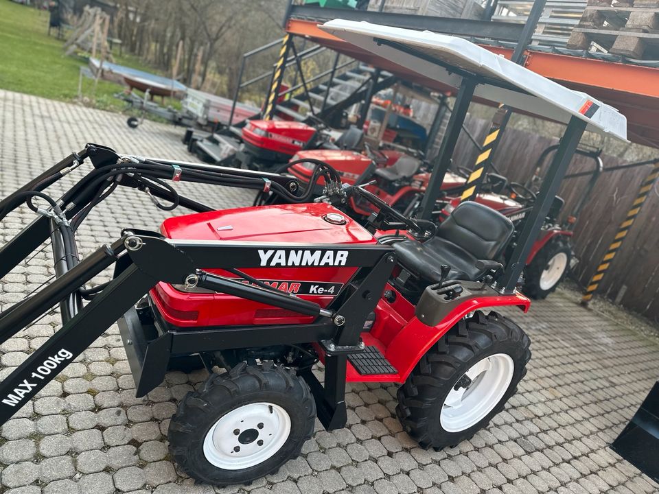 Yanmar Kleintraktor YANMAR KE4 mit neuem Frontlader Diesel Allrad in München