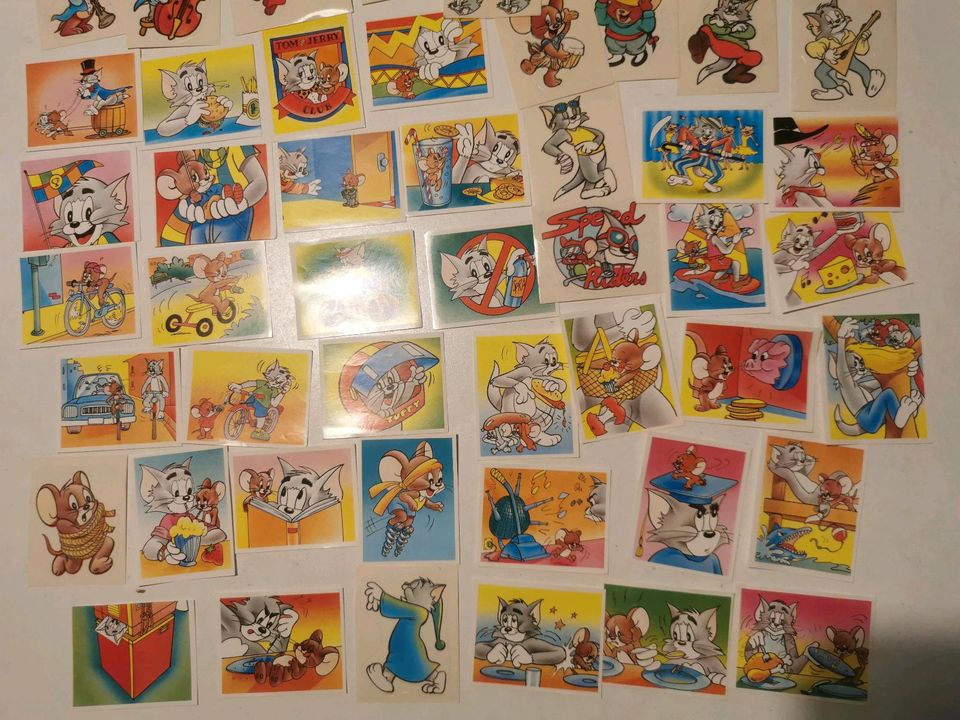 Tom & Jerry Sticker Aufkleber Panini 1990 in Bayreuth