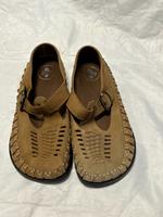 gelöchte Sandalen von BÄR braun Gr. 41 Nubukleder neuwertig Sachsen - Görlitz Vorschau