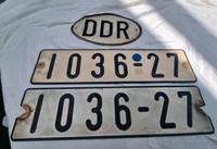 zwei schöne alte Berliner DDR  Autokennzeichen Nummerschilder Berlin - Pankow Vorschau