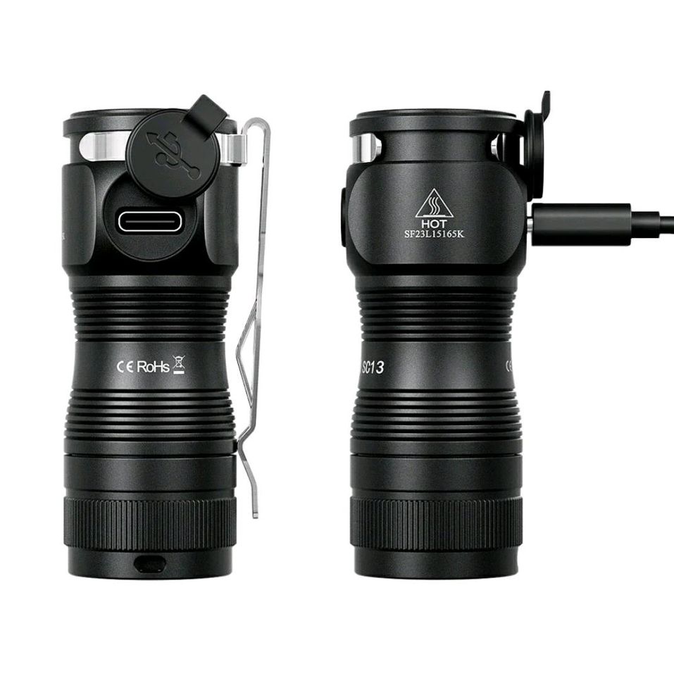 Sofirn SC13 Mini EDC Lampe 1300 lm 217 m USB-C magn. Endkappe in Düsseldorf