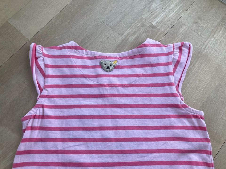 Steiff Kleid T-Shirt Top weiß/pink/rosa Gr.116 w NEU! Süß! in Göppingen