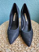 schw. gebr BUFFALO LONDON Pumps, Schlangenhautakzente, Gr 40 Hamburg - Bergedorf Vorschau