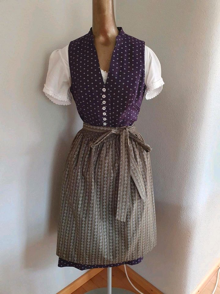 Wenger Dirndl lila braun 38 Oktoberfest Tracht in Rosenheim