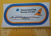 Hapag Lloyd Flug Aufkleber Sticker Boeing 737-200 737 Wandsbek - Hamburg Bramfeld Vorschau