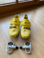 Mavic Tri Helium Ergoride Fahrradschuh, gelb Gr. 44 inkl Pedale Bayern - Stockdorf Vorschau