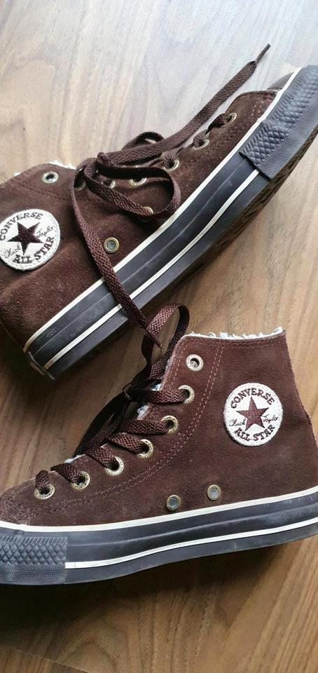 Converse All Star, Schuhe, braun, mit Fell, gefüttert, Gr.  36,5 in Erfurt