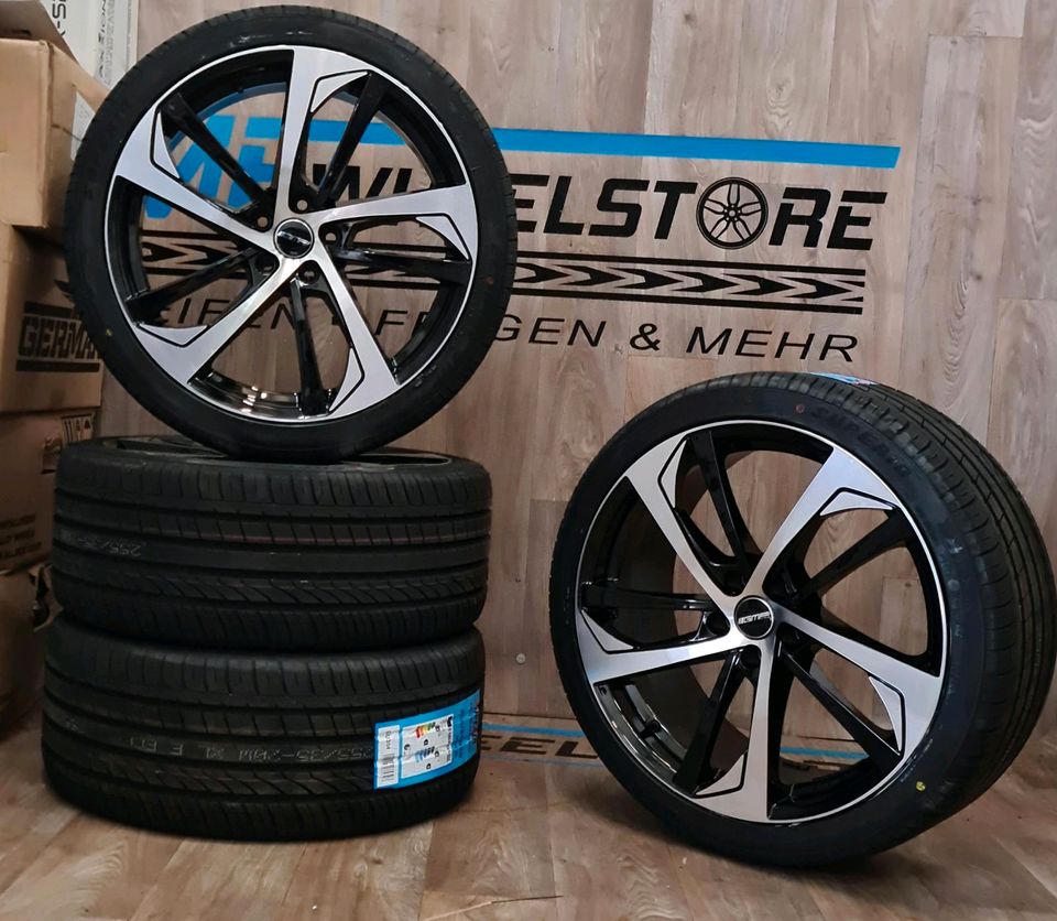 20 Zoll Alufelgen mit Sommerreifen für Audi A4 A5 A6 A7 A8 TT Q2 Q3 Q5 S4 S5 S6 S7 TTS SQ3 SQ5 Q7 SQ7 Skoda Kodiaq Karoq Seat Cupra Formentor Tarraco VW Tiguan Arteon Kompletrräder Felgen Sommerräder in Lengede