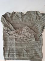 Khaki Pullover mit gewebtem Muster Bayern - Würzburg Vorschau