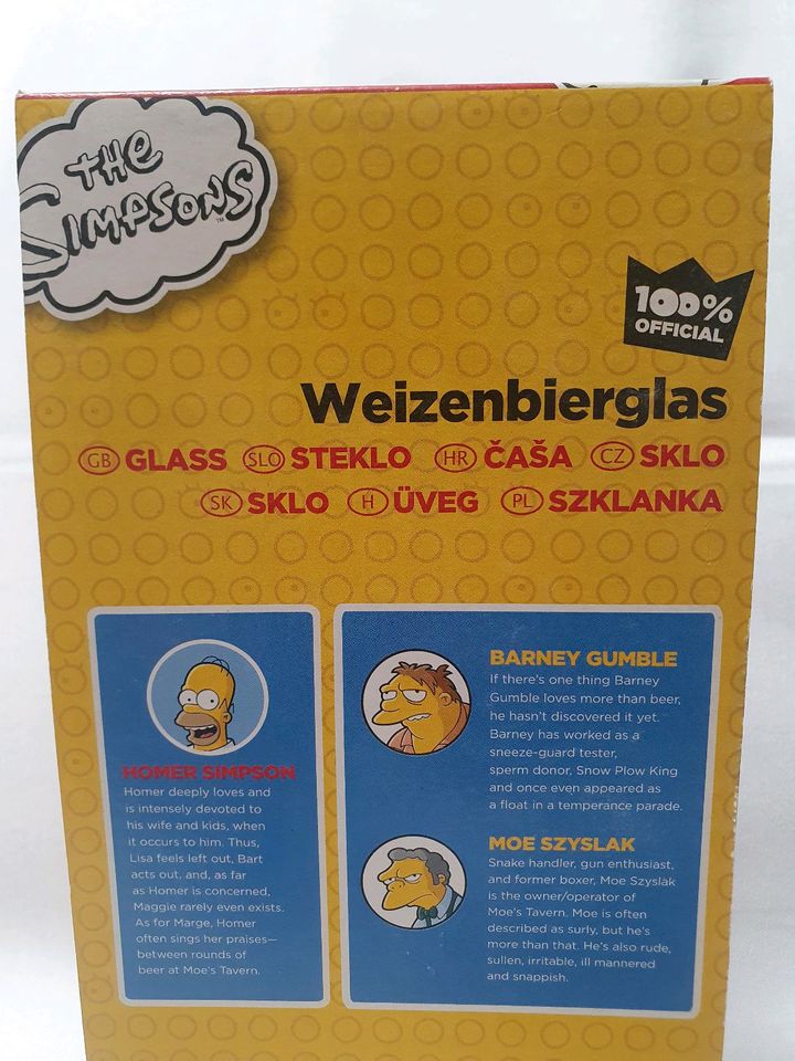 The Simpsons Weizenbierglas & Schnapsglas 4er Set in Freilassing