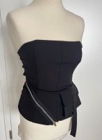 Bustier top mit Reisverschluss schwarz Zara Gr. S Hessen - Sulzbach Vorschau