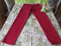 Hose Jeans ZARA 146/152 11/12J. rot straight chic Thüringen - Weimar Vorschau