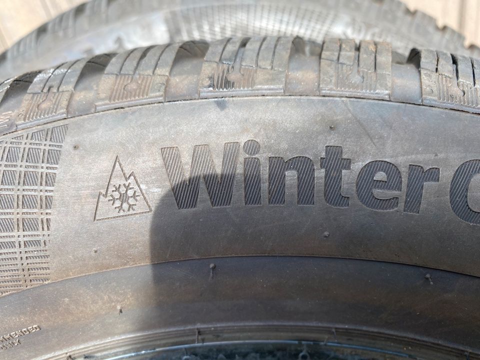 2 Winterreifen Continental 185/65R15 88T gebraucht in Marienberg