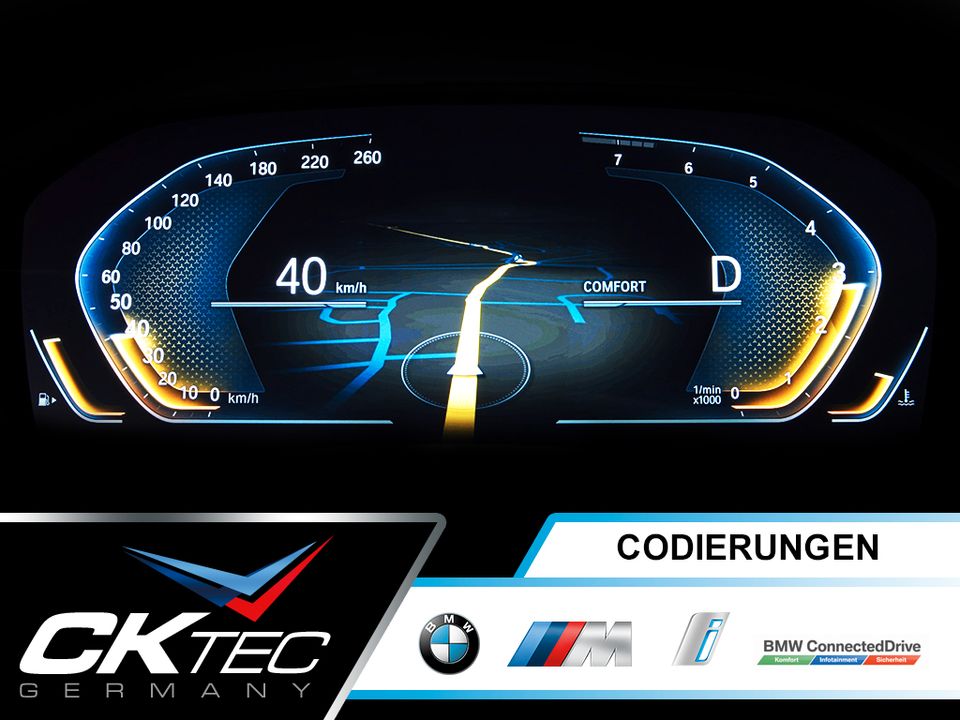 BMW SPEED LIMIT INFO CODIERUNG für F30 F31 F32 F36 F20 F21 G30 G31 G20 G21 F15 X3 X4 X5 in Solingen