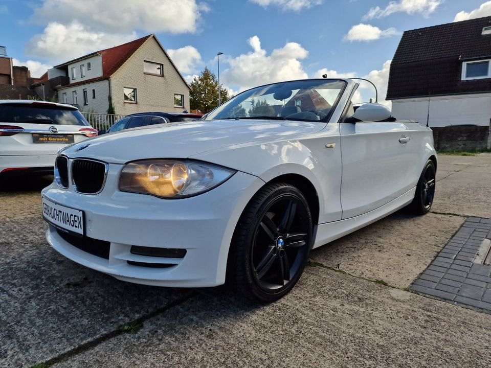 BMW 118i Cabrio *TÜV-07.2025*Service-Neu*Kette-Neu*SHZ*Leder* in Delmenhorst