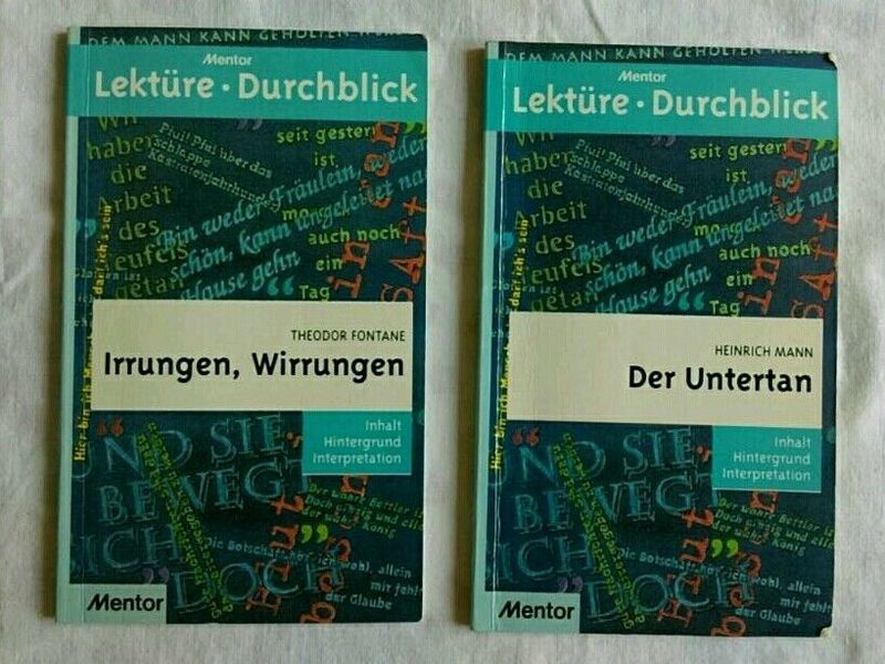 Interpretationshilfe - Irrungen, Wirrungen / Bahnwärter Thiel ... in Hessen  - Selters | Fachbücher für Schule & Studium gebraucht kaufen | eBay  Kleinanzeigen ist jetzt Kleinanzeigen