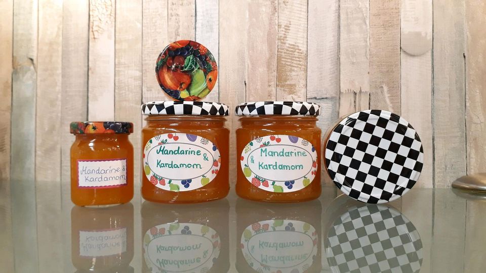 Mandarine - Kardamom ♡ selbstgemachte Marmelade # Feinkost in Haar