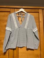 Langarmshirt, Vila, Gr. S, weiß/blau Niedersachsen - Lingen (Ems) Vorschau