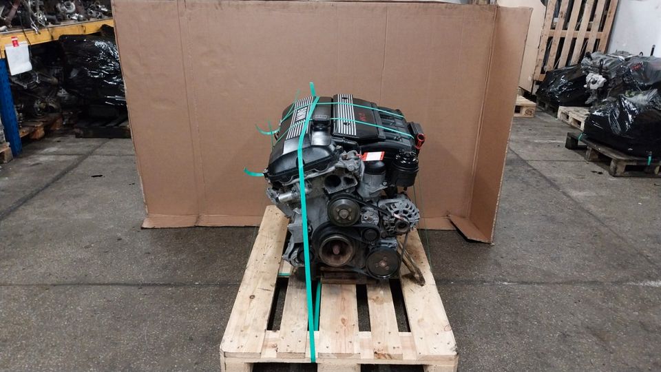 ✔️ Motor M54B22 2.2 170PS BMW E60 E39 E46 2X VANOS 89TKM KOMPLETT in Berlin