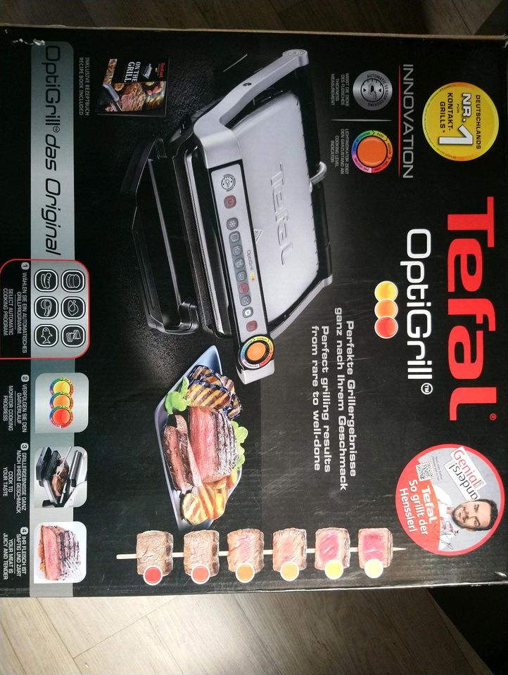 Tefal OptiGrill Grill Kontaktgrill wie neu in Erfurt