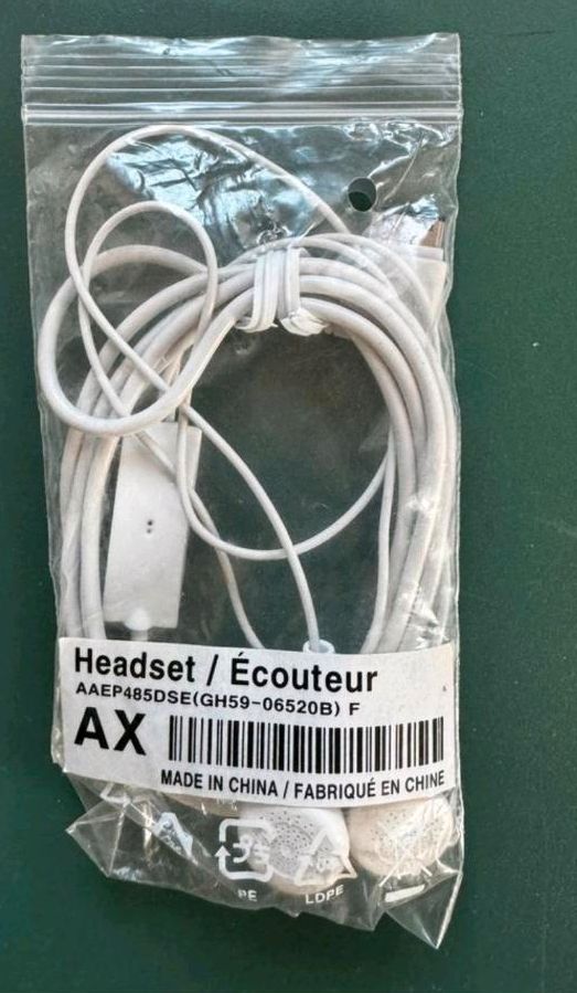 SAMSUNG KOPFHÖRER,HEADSET/ECOUTEUR NEU in Hamburg