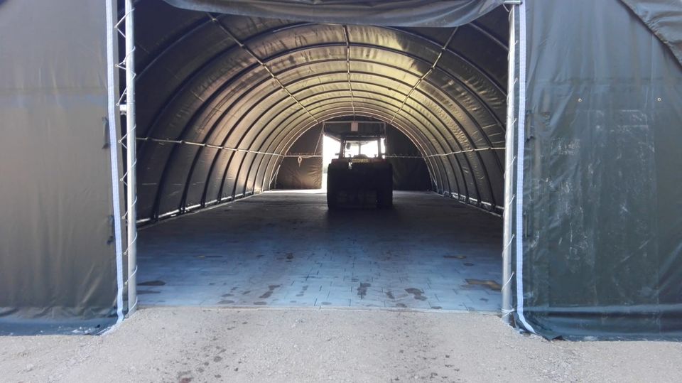 ✅ 9x10 / 9x12 / 9x20 / 9x26m ✅ DIVERSE GRÖSSEN VERFÜGBAR - BEGRENZTE STÜCKZAHL AUF LAGER - JETZT ANFRAGEN - Folienzelt Leichtbauhalle Rundbogenhalle Mehrzweckhalle Garage Carport Depot Unterstand in Freising