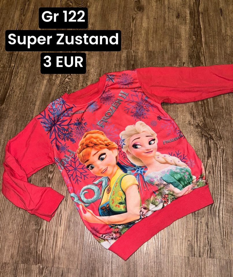 Pullover pink Frozen 2 eiskönigin Gr 122 super Zustand in Zehdenick