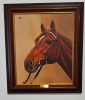 Ölgemälde Trakehner Valentin SportPferd Portrait Bild Willi RESCh Nürnberg (Mittelfr) - Südstadt Vorschau