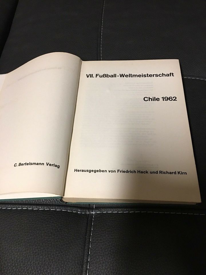 Vll.Fußball Weltmeisterschaft Chile 1962,Buch,Bertelsmann Verlag in Lautertal