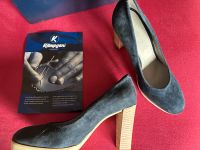 Damenschuh, Pumps, Leder, blau Nordrhein-Westfalen - Leverkusen Vorschau