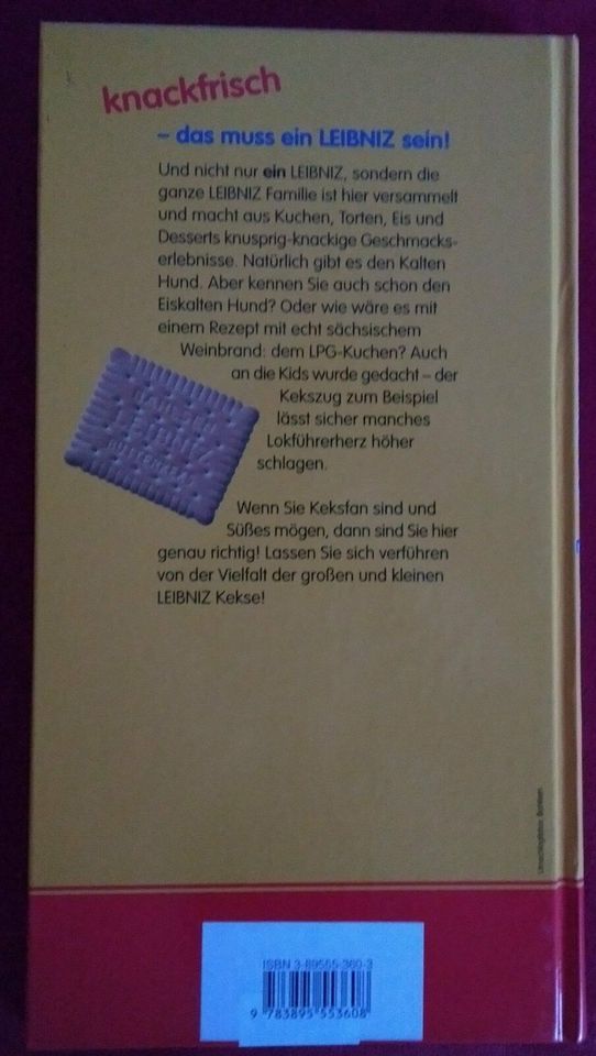 Das Butterkeksbuch - Leibniz - Knusprige Rezepte in Höchberg