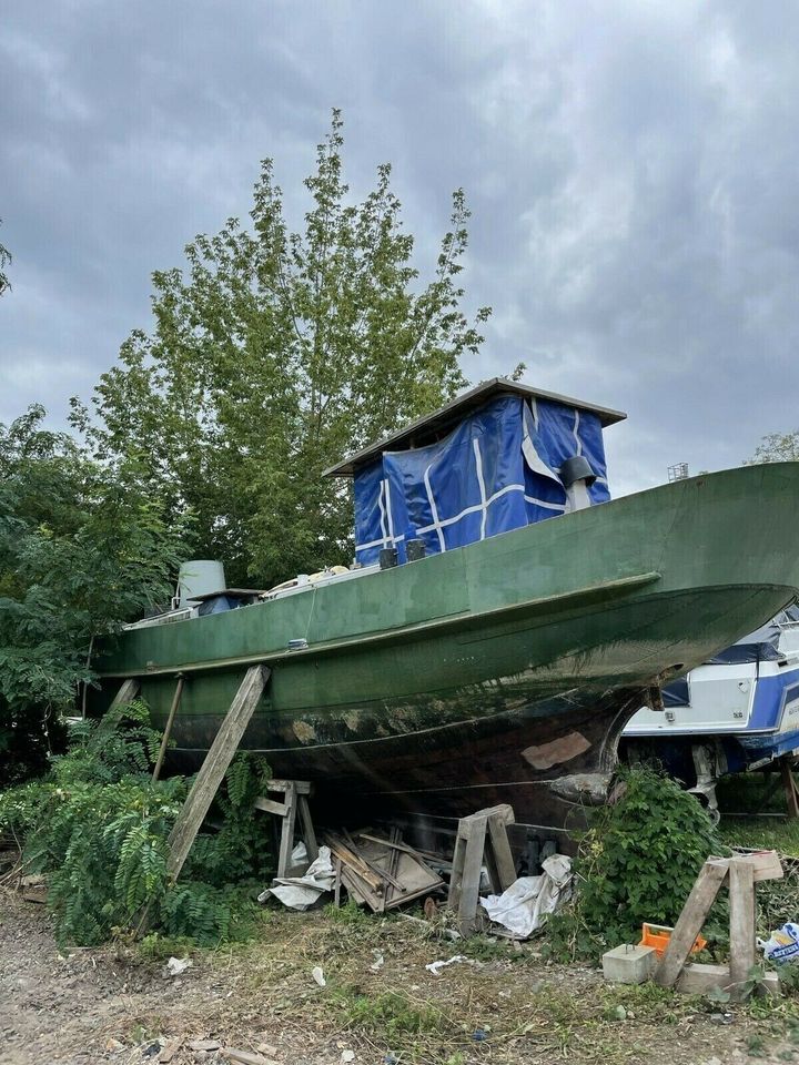 Motorsegler Stahl Wohnschiff  Hausboot 17m Schiff Projekt Dampfer in Berlin