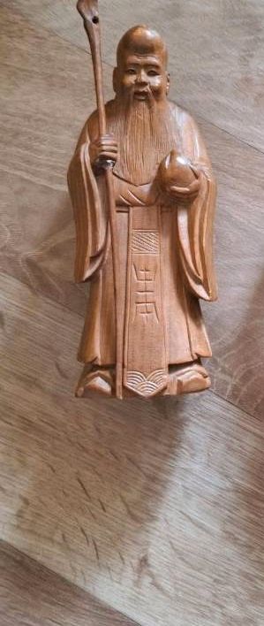 Deko Figur asiatisch echt Holz in Worbis