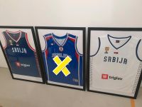 Serbien / Srbija Basketball Trikot / Gerahmt / SELTEN!!! Bayern - Seukendorf Vorschau