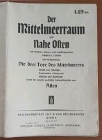 Der Mittelmeerraum und Nahe Osten Faltkarte Rarität Rheinland-Pfalz - Leiwen Vorschau